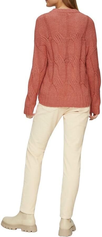 S.Oliver Gebreide trui met structuurpatroon - Foto 2