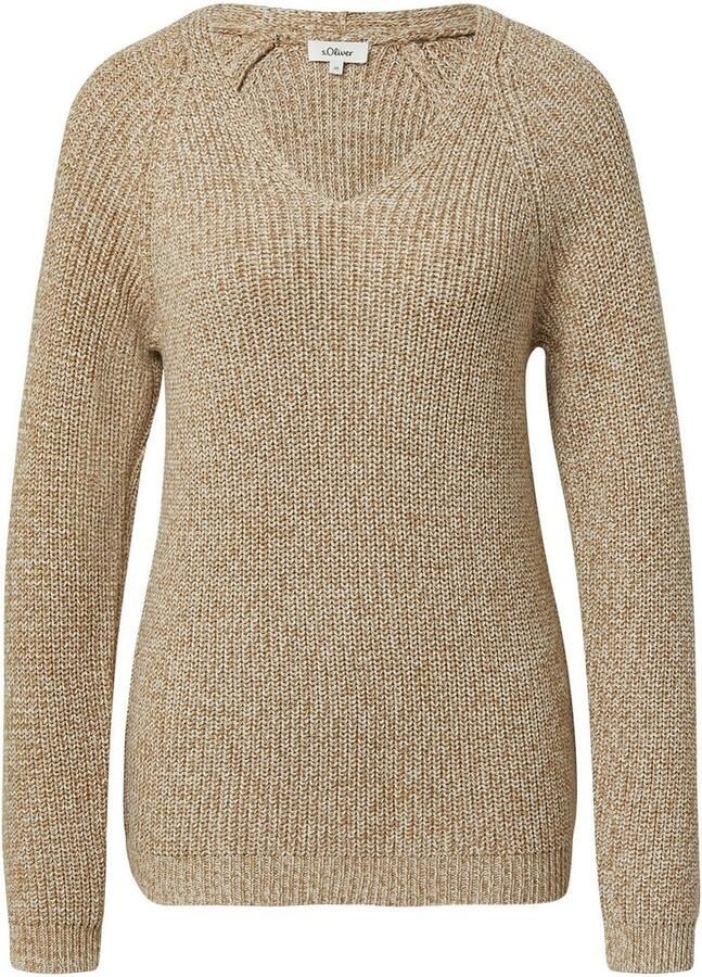 S.Oliver RED LABEL Regular fit gebreide pullover van katoenmix