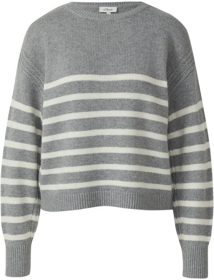 S.Oliver Gebreide trui Relaxed Fit met raglanmouwen