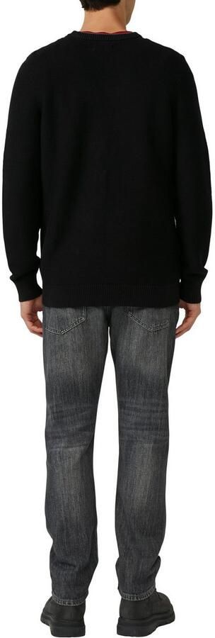 S.Oliver Gebreide trui van gestructureerde kwaliteit met logo-badge regular fit - Foto 3