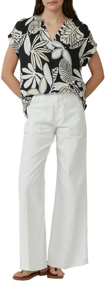 S.Oliver RED LABEL Relaxed-fit blouseshirt van viscosemix - Foto 2