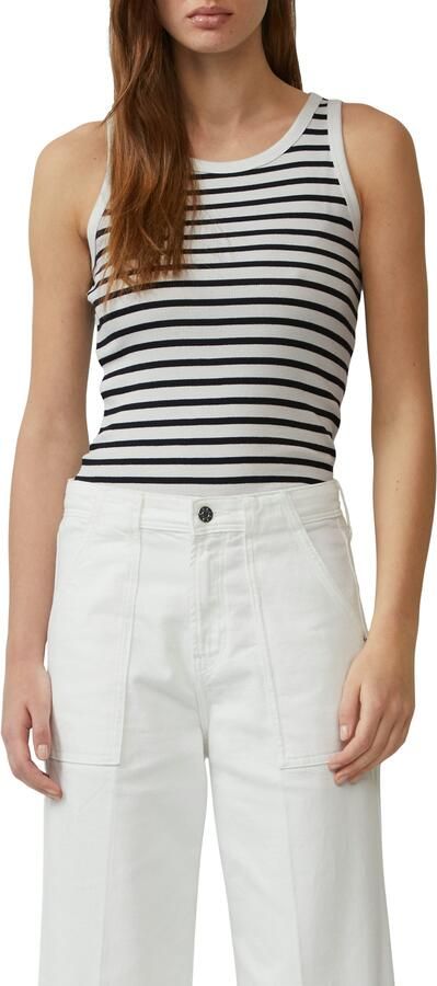 S.Oliver RED LABEL Regular fit tanktop van katoenmix - Foto 4