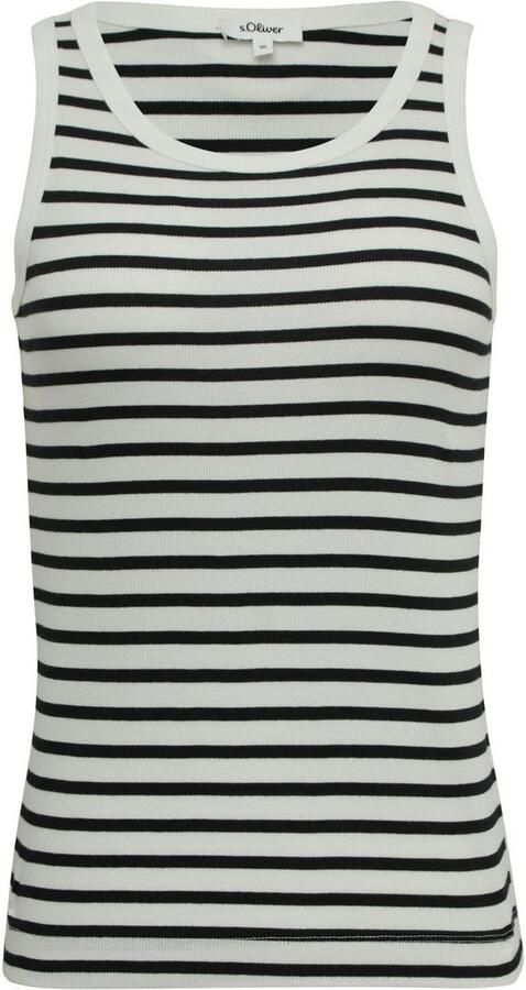 S.Oliver RED LABEL Regular fit tanktop van katoenmix