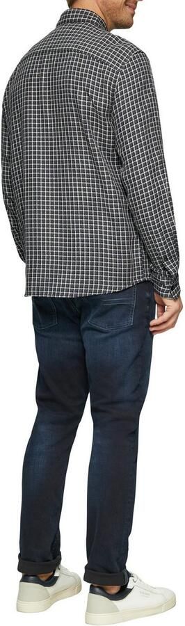 S.Oliver RED LABEL Regular fit vrijetijdsoverhemd van gestructureerd katoen met button-downkraag - Foto 3