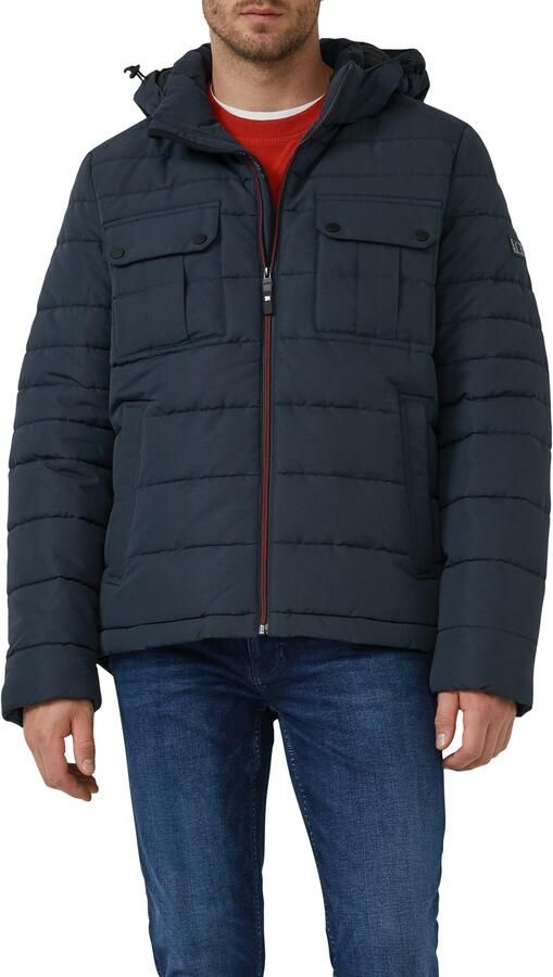 S.Oliver Gewatteerde jas met capuchon en rijgkoord - Foto 4