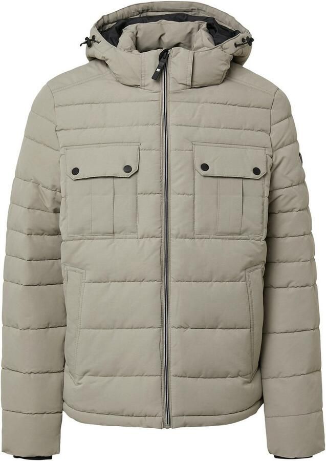 S.Oliver Gewatteerde jas met capuchon en rijgkoord