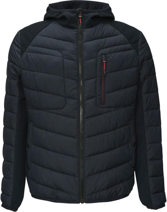 S.Oliver Gewatteerde jas met capuchon en ritssluiting