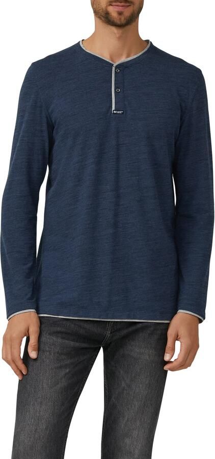 S.Oliver Henleyshirt met contrastdetails - Foto 4