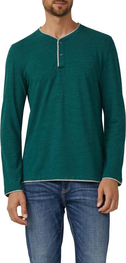 S.Oliver Henleyshirt met contrastdetails - Foto 4