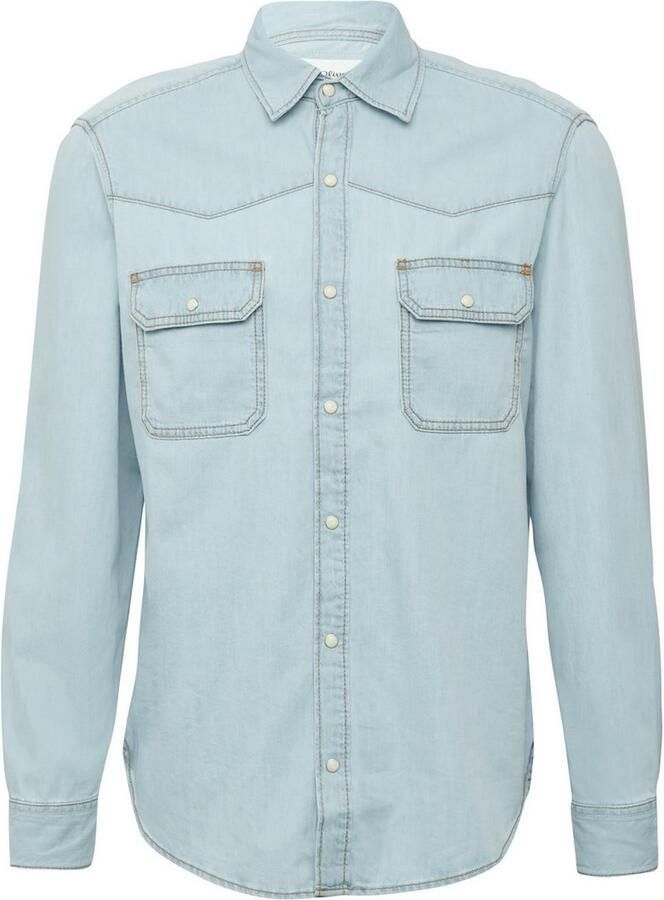 S.Oliver RED LABEL Regular fit jeansoverhemd van een katoenmix in western-stijl