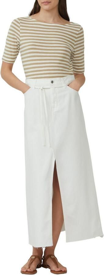 S.Oliver Jeans rok in a-vorm met open zoom