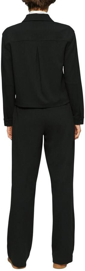 S.Oliver RED LABEL Loose fit wijde broek met viscose van piqué - Foto 3