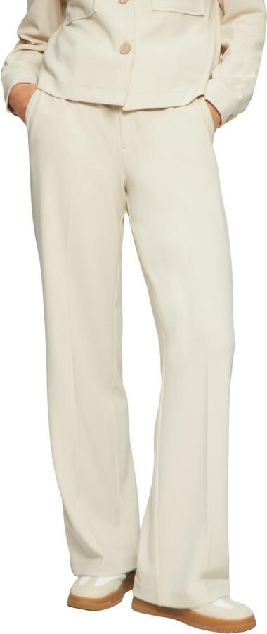 S.Oliver RED LABEL Loose fit wijde broek met viscose van piqué - Foto 6