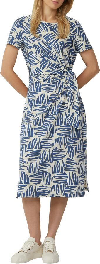 S.Oliver Jerseyjurk Zomerjurk met knoopdetail - Foto 4