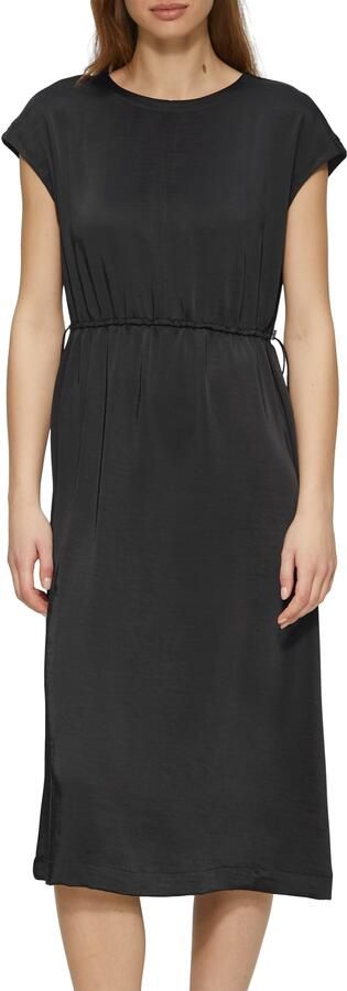 S.Oliver Jurk in a-lijn met afhangende schouders - Foto 4