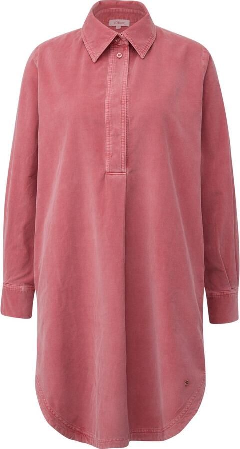 S.Oliver RED LABEL Relaxed fit overhemdjurk van fijne corduroy met steekzakken opzij - Foto 5