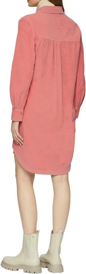 S.Oliver RED LABEL Relaxed fit overhemdjurk van fijne corduroy met steekzakken opzij - Foto 4