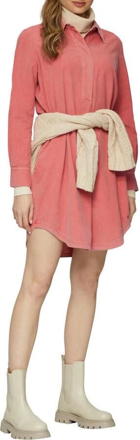 S.Oliver RED LABEL Relaxed fit overhemdjurk van fijne corduroy met steekzakken opzij - Foto 3