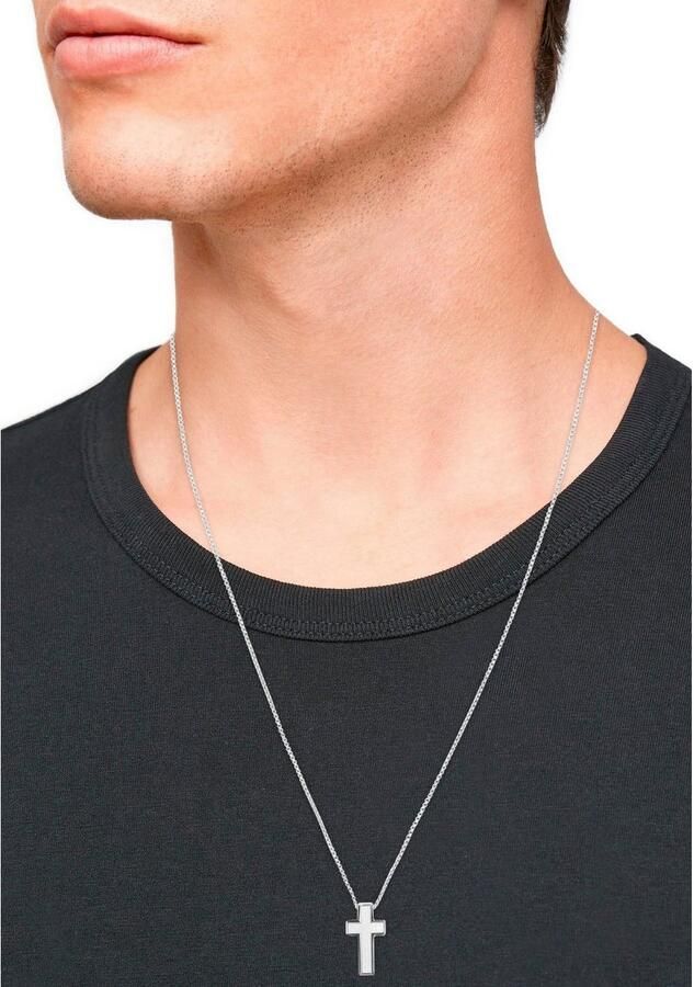 S.Oliver Ketting met hanger Kruis 2035529 met zirkoon (synthetisch)