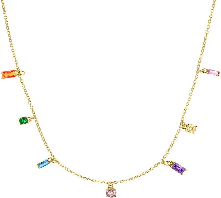S.Oliver Ketting met hanger Regenboog 2035510 met zirkoon (synthetisch) - Foto 3