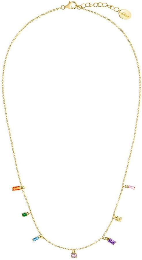 S.Oliver Ketting met hanger Regenboog 2035510 met zirkoon (synthetisch) - Foto 2
