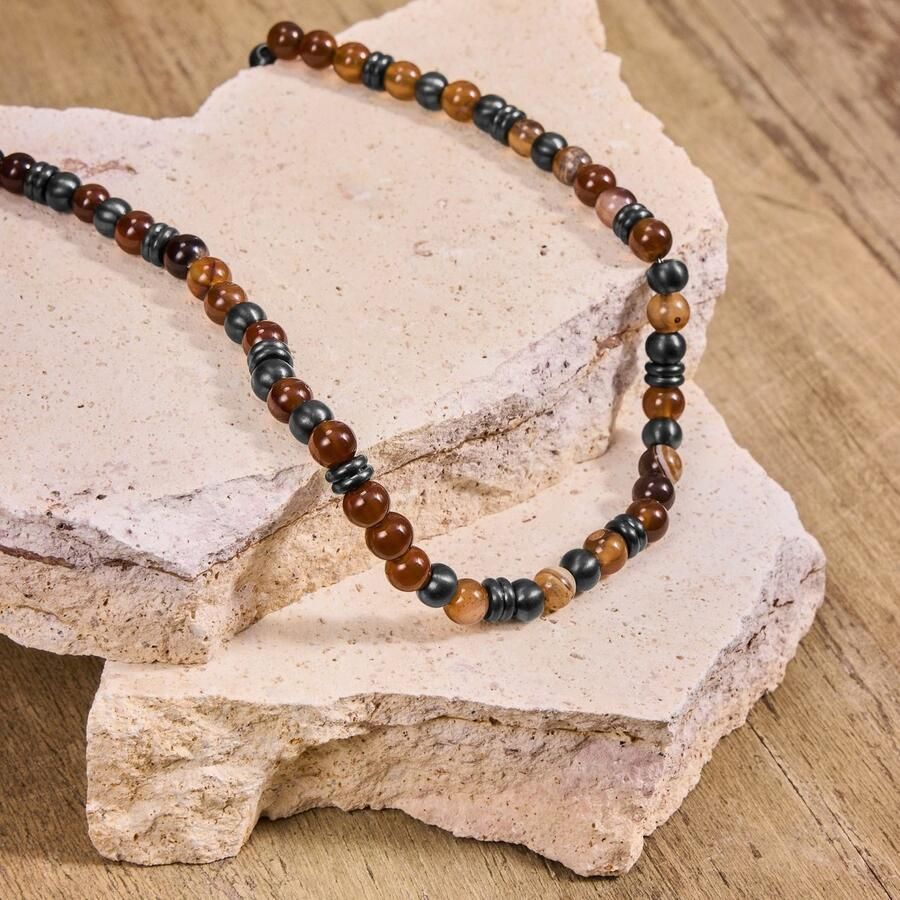 S.Oliver Ketting zonder hanger 2039723 met agaat - Foto 2