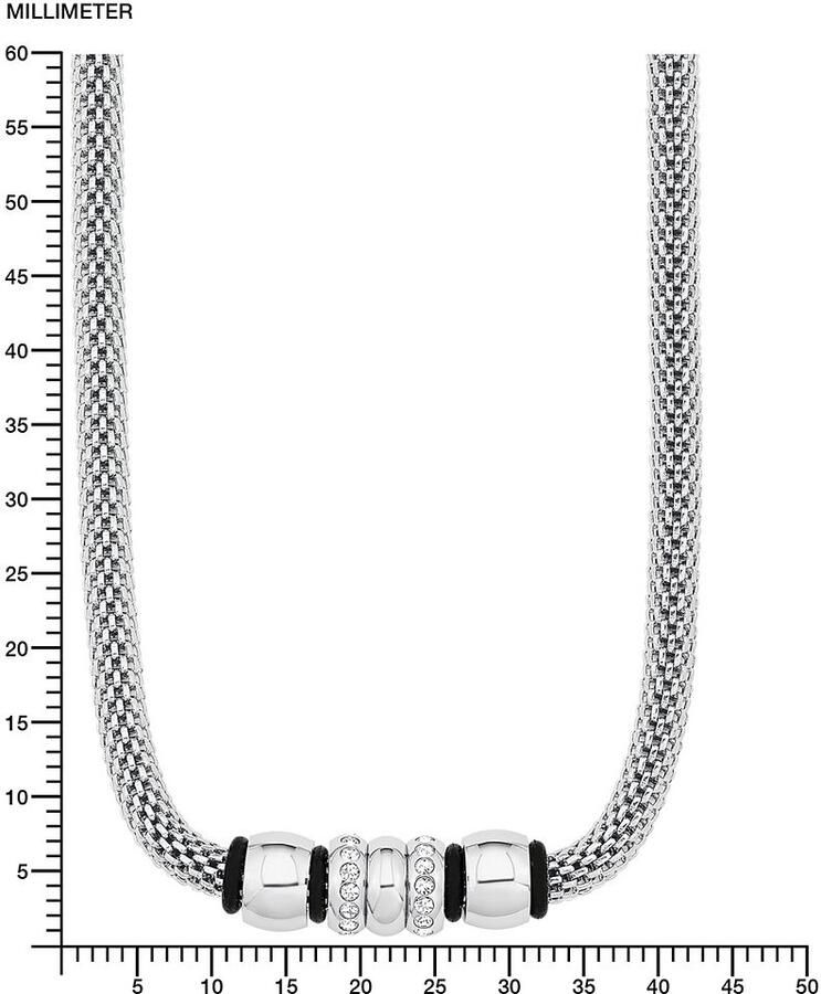 S.Oliver Ketting zonder hanger 9240128 met kristalsteen - Foto 2