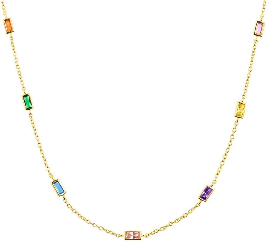 S.Oliver Ketting zonder hanger Regenbogen 2035501 met zirkoon (synthetisch) - Foto 3