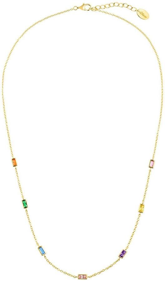 S.Oliver Ketting zonder hanger Regenbogen 2035501 met zirkoon (synthetisch) - Foto 2