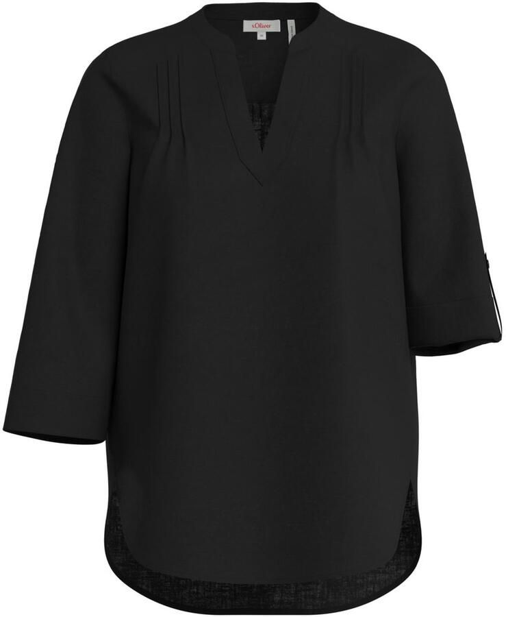 S.Oliver RED LABEL Linnen tuniek met platte plooien
