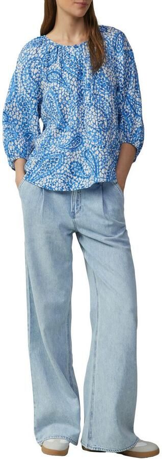 S.Oliver RED LABEL Relaxed-fit blouseshirt van viscosemix - Foto 2