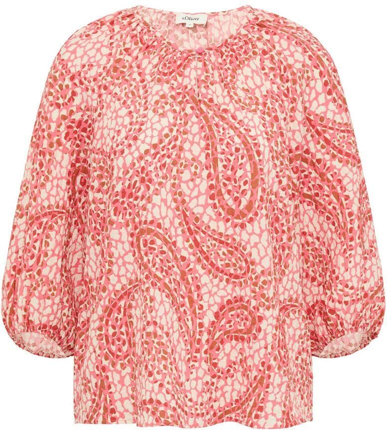 S.Oliver RED LABEL Relaxed-fit blouseshirt van viscosemix