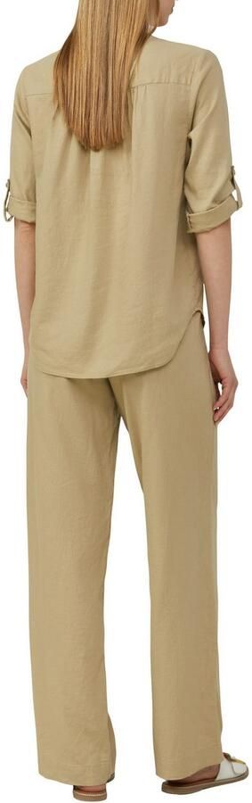 S.Oliver RED LABEL Regular fit blousetop van mix van linnen en viscose - Foto 3