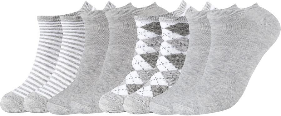 S.Oliver Korte sokken Essentials met verschillende designs (4 paar) - Foto 5