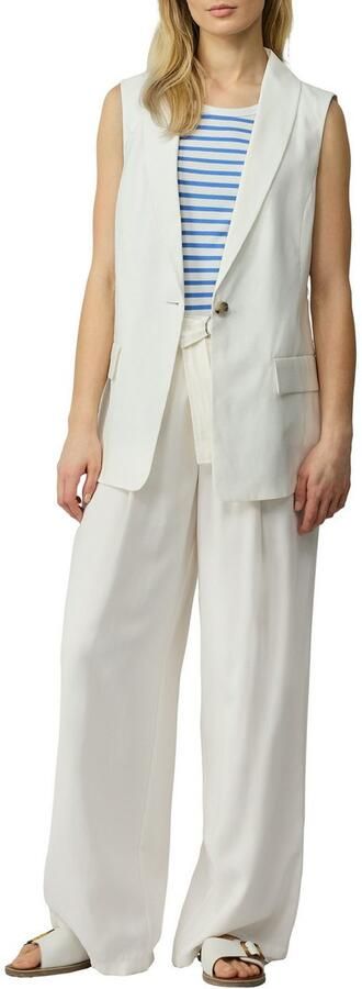 S.Oliver Lang gilet met twillstructuur - Foto 2