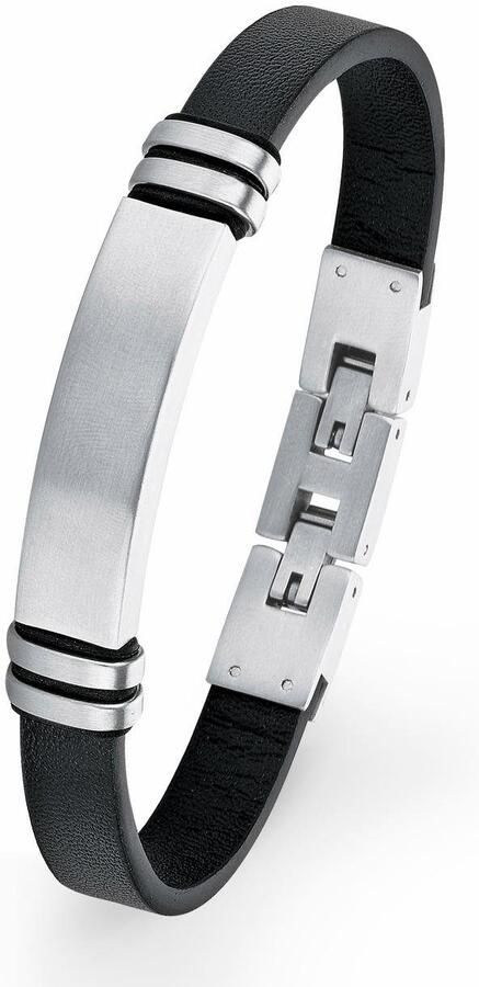 S.Oliver Leren armband 2018703 met zirkoon (synthetisch) - Foto 3