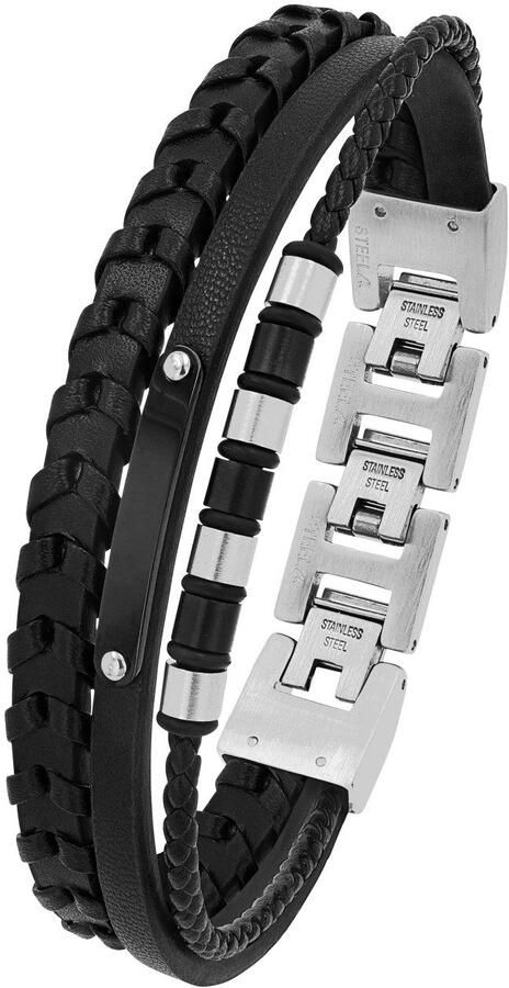 S.Oliver Leren armband 2039735 - Foto 3