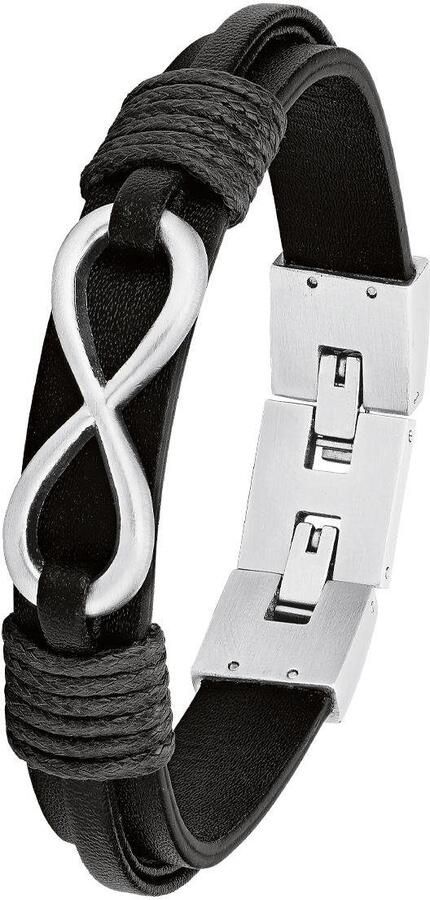 S.Oliver Leren armband Basiscollectie Infinity eeuwige band 2026136 - Foto 4