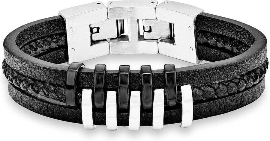 S.Oliver Leren armband SO1380x1 540643 met zirkoon (synthetisch) - Foto 3