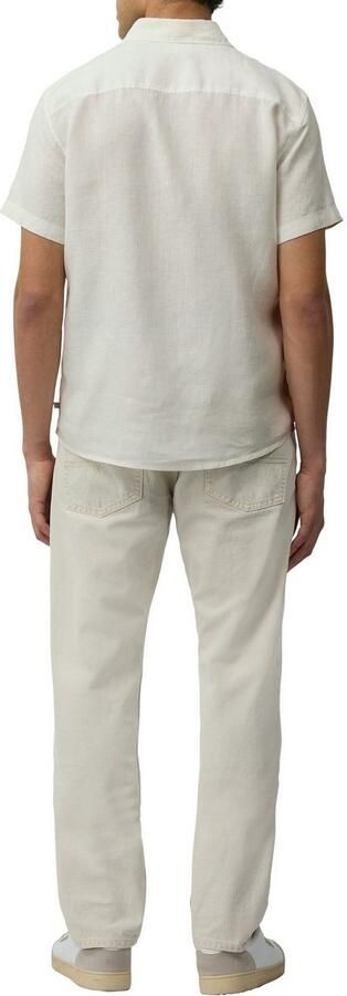 S.Oliver Linnen overhemd met korte mouwen en een knoopsluiting - Foto 2