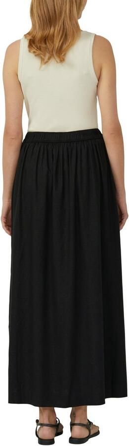 S.Oliver linnen midi rok zwart - Foto 5