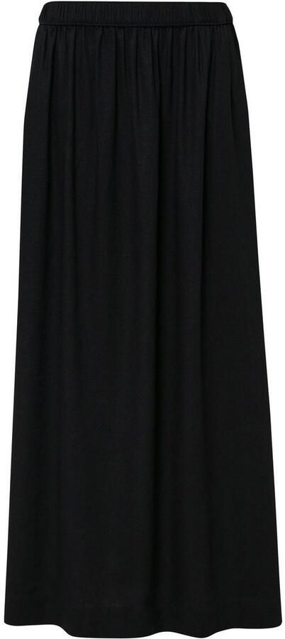 S.Oliver linnen midi rok zwart - Foto 3