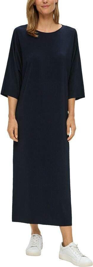 S.Oliver RED LABEL Midi-jurk met plissévouwen - Foto 4