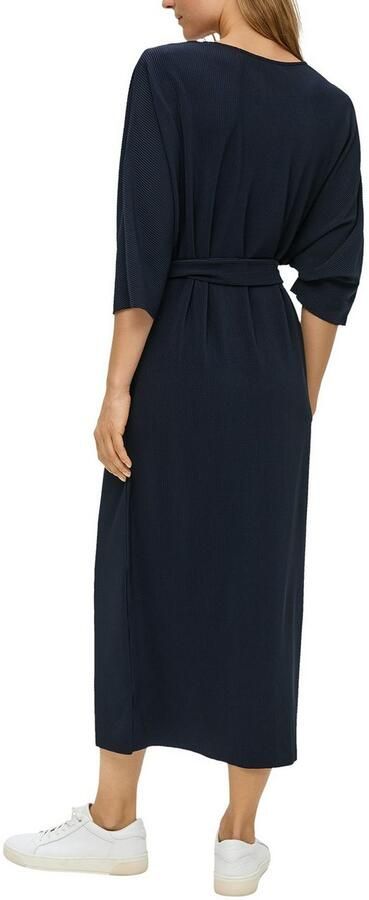 S.Oliver RED LABEL Midi-jurk met plissévouwen - Foto 2