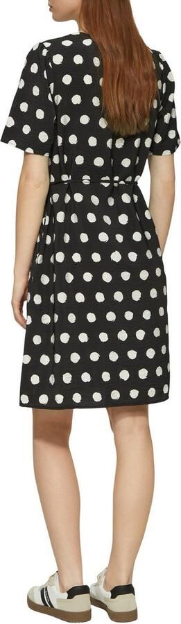 S.Oliver RED LABEL Getailleerde mini-jurk van viscosemix - Foto 3