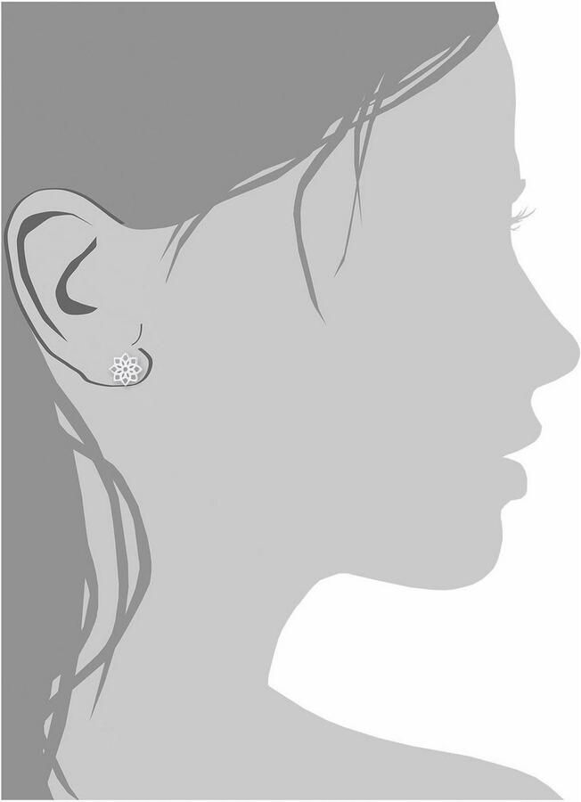 S.Oliver Oorstekers Bloem 2017220 met zirkoon (synthetisch)