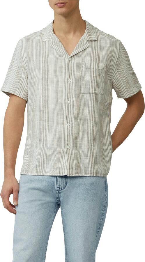 S.Oliver RED LABEL Oversized vrijetijdsoverhemd van puur katoen - Foto 4