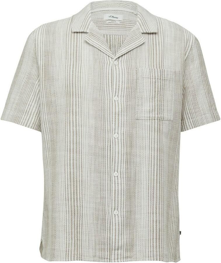 S.Oliver RED LABEL Oversized vrijetijdsoverhemd van puur katoen