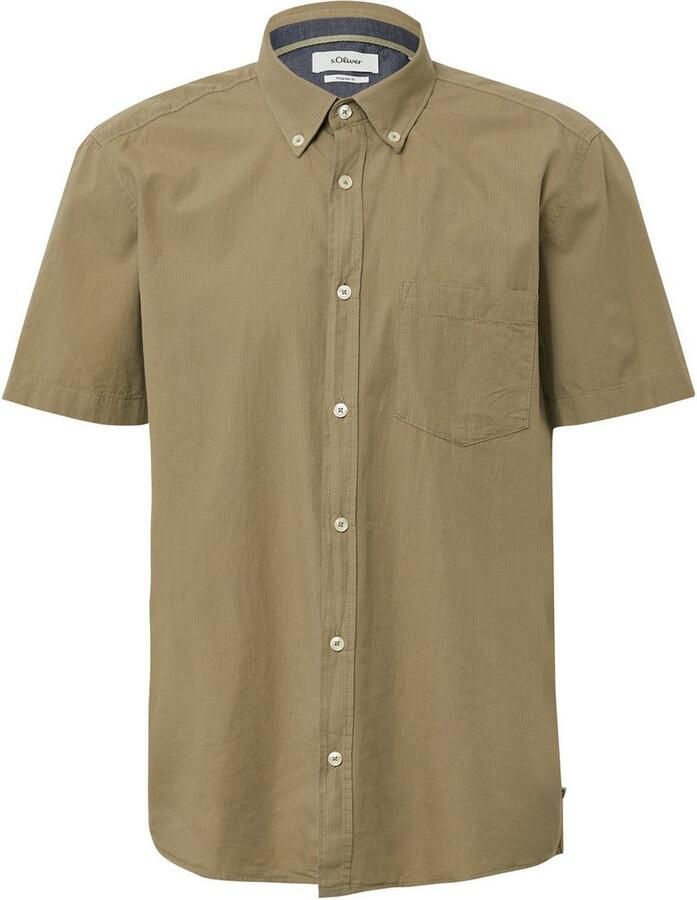S.Oliver Overhemd met korte mouwen met borstzak