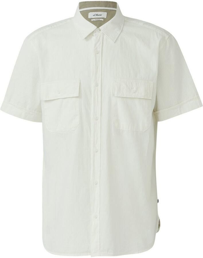 S.Oliver Overhemd met korte mouwen met borstzakken